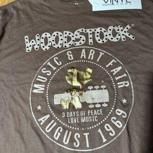 Small Woodstock t shirt new with tags